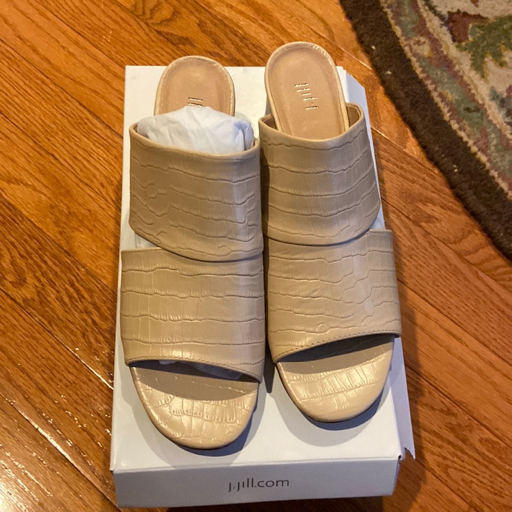 J Jill New in Box Marilynn Block Heel Mule